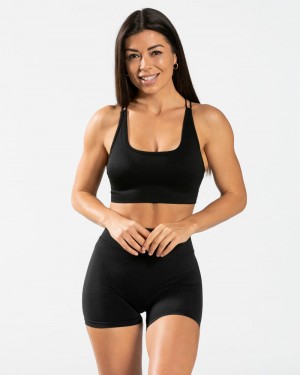 Black Women Teveo Everyday Backless Tops | TSI-5885