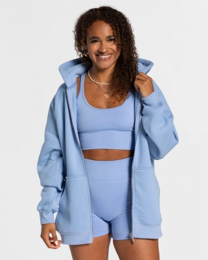 Blue Women Teveo Statement Oversized Jackets | IGL-5365