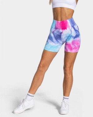 Cold Women Teveo Tie Dye Scrunch Shorts | ZRG-7001