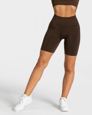 Dark Brown Women Teveo Classy Shorts | KJH-8145