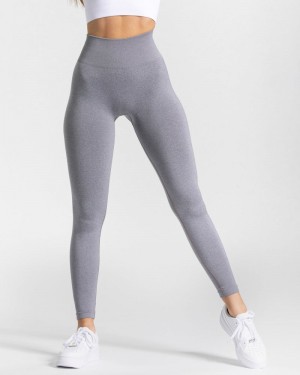 Grey Women Teveo Classy Leggings | ABV-8781