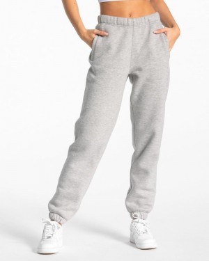 Grey Women Teveo Iconic Oversized Jogger | XHO-7503