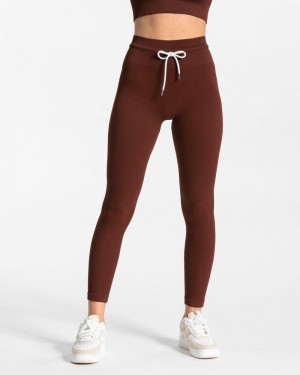 Mahogany Women Teveo Ribbed Leggings | KMN-7741