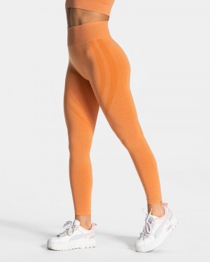 Orange Women Teveo Evolution V2 Leggings | DZB-4675