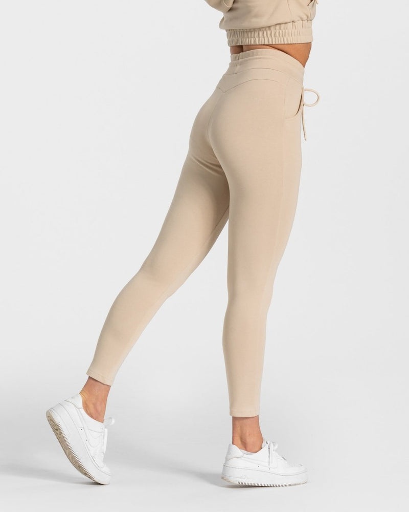 Beige Women Teveo Classic Jogger | EAO-6058