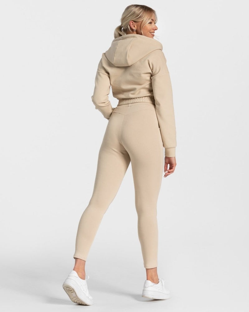 Beige Women Teveo Classic Jogger | EAO-6058