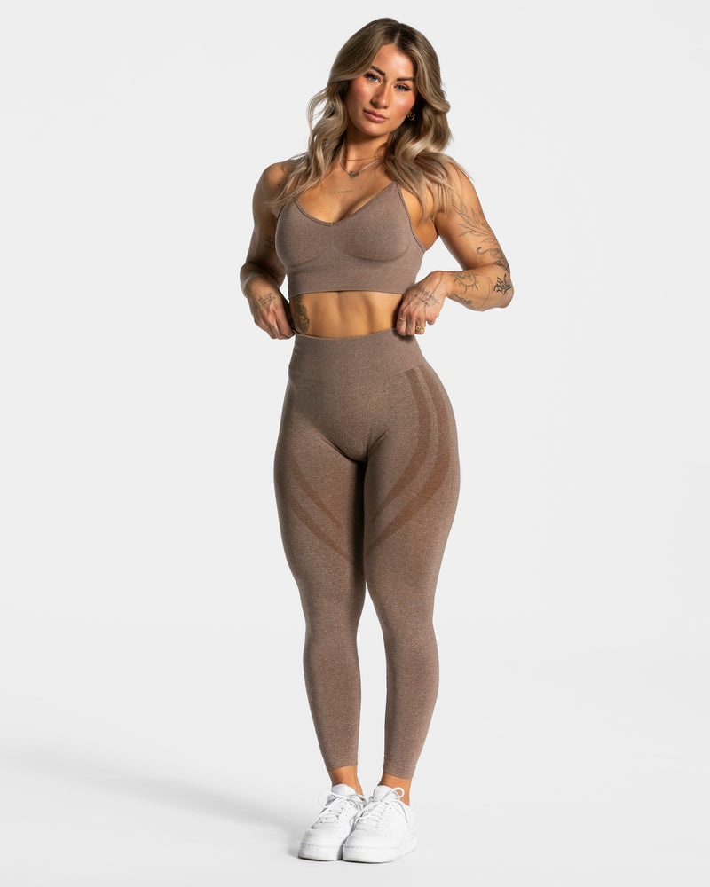 Beige Women Teveo Evolution V2 Leggings | JPL-2748