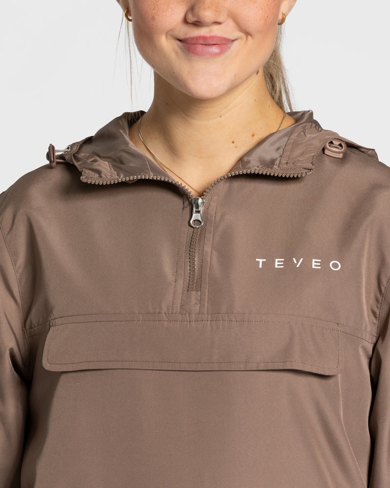 Beige Women Teveo Statement Windbreaker | NYG-1290