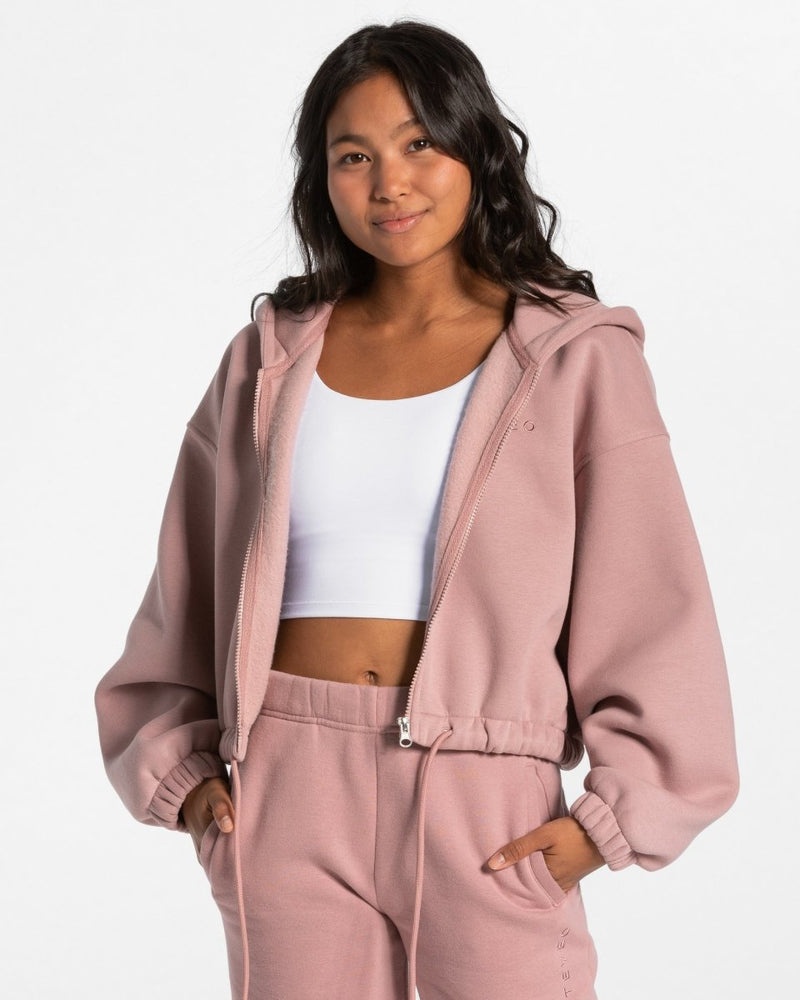 Berry Women Teveo Iconic Oversized Zip Hoodie | FNQ-1335