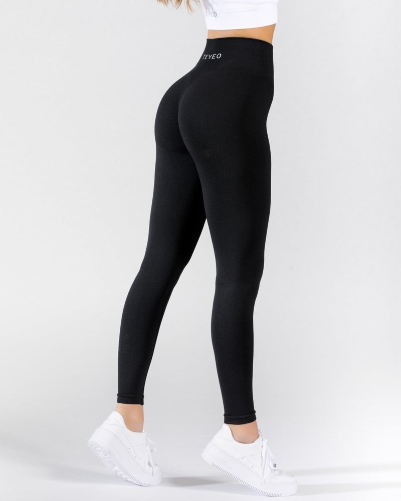 Black Women Teveo Classy Leggings | NLU-6224