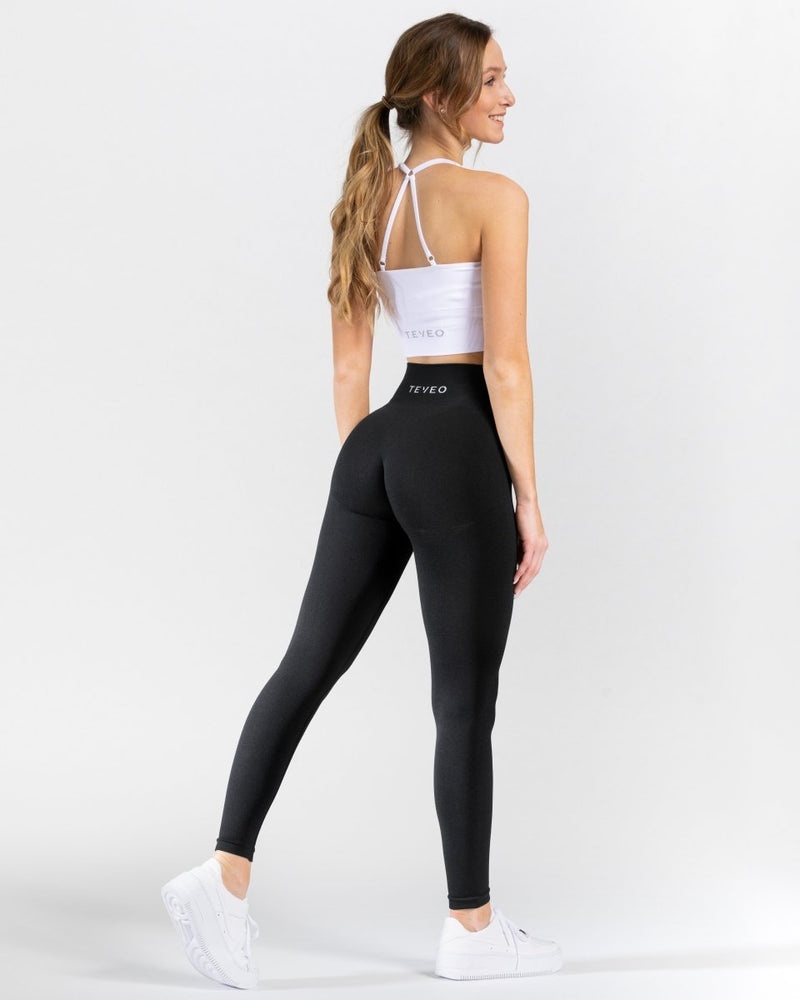 Black Women Teveo Classy Leggings | NLU-6224