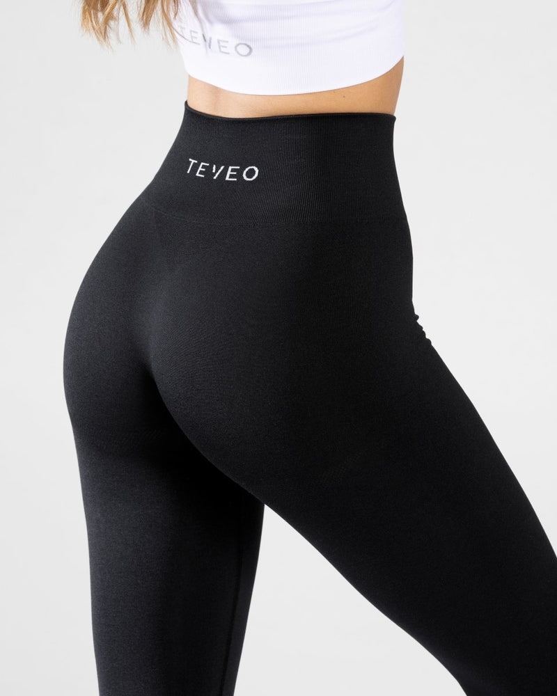 Black Women Teveo Classy Leggings | NLU-6224