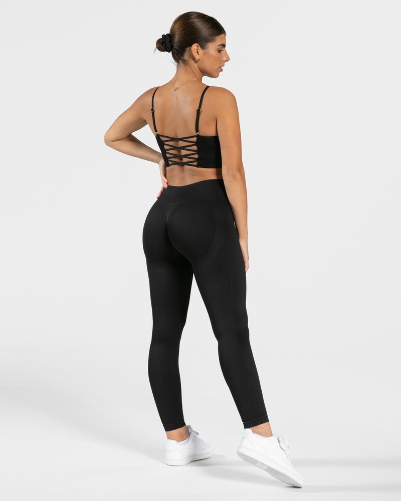 Black Women Teveo Elegant Cross Tops | EGV-8416