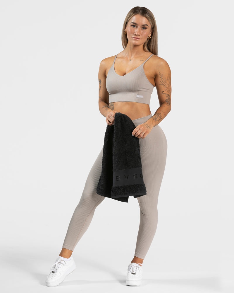 Black Women Teveo Fitness Towels | MLG-2592