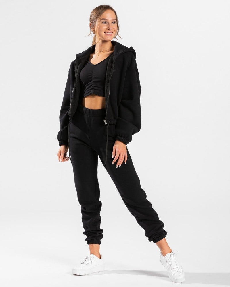 Black Women Teveo Iconic Oversized Jogger | OUU-8213