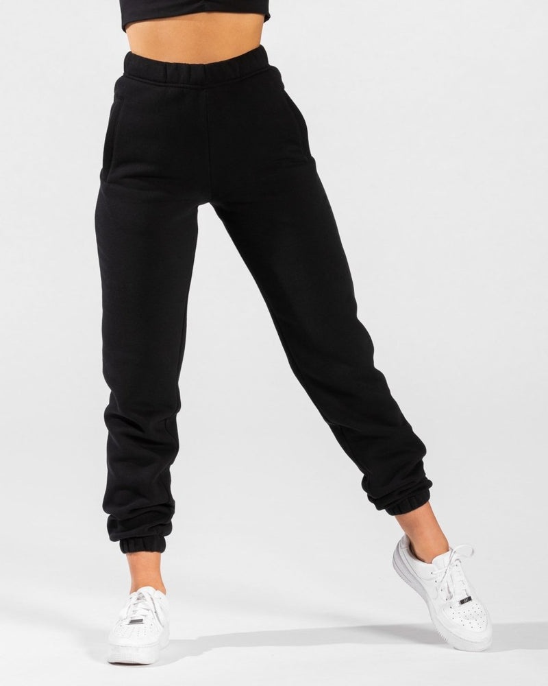 Black Women Teveo Iconic Oversized Jogger | OUU-8213