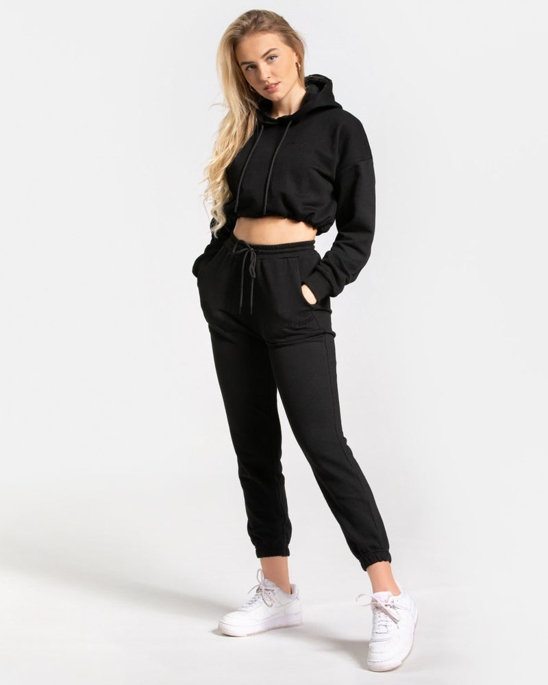 Black Women Teveo Oversized Jogger | HQS-1473