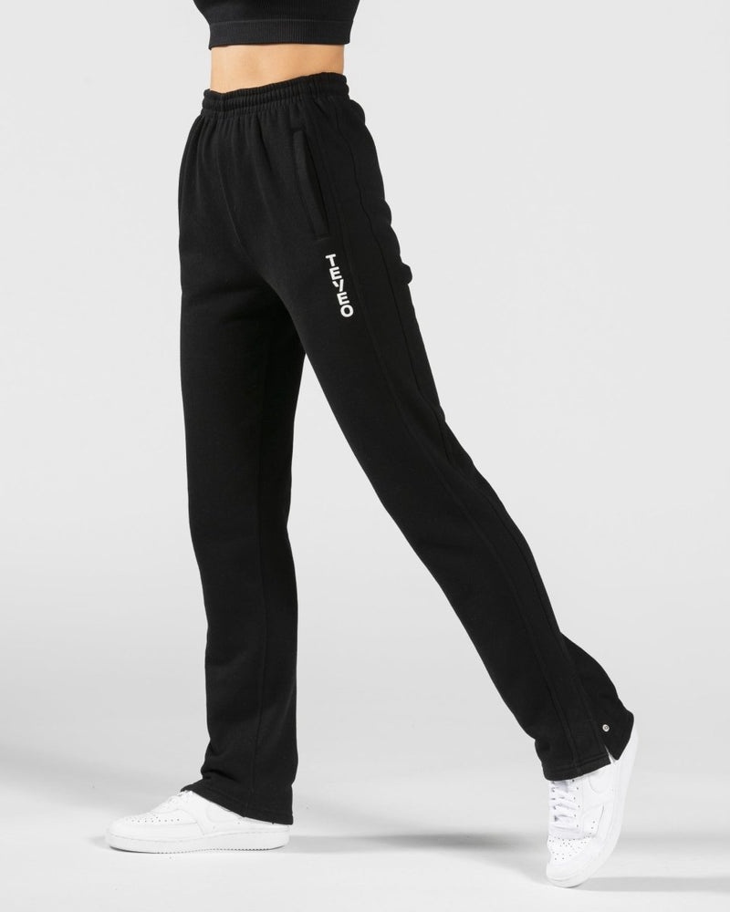 Black Women Teveo Sassy Slit Jogger | JHU-0085