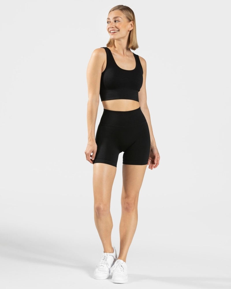 Black Women Teveo Sensation Mini Shorts | OWY-1318