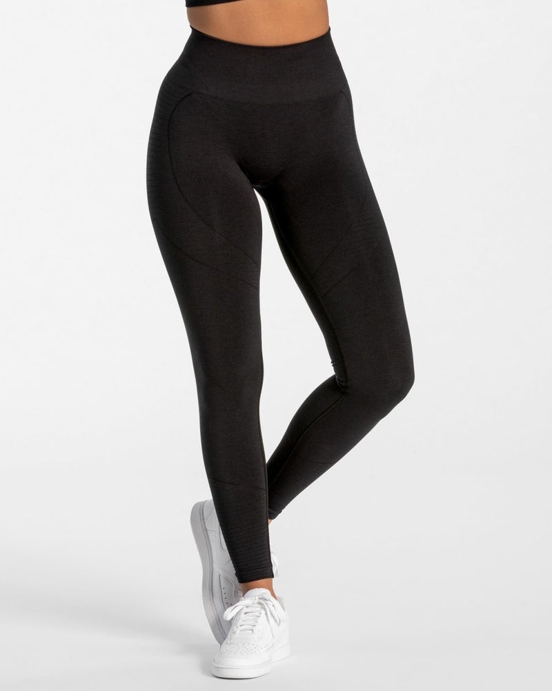 Black Women Teveo True Leggings | TIF-9671