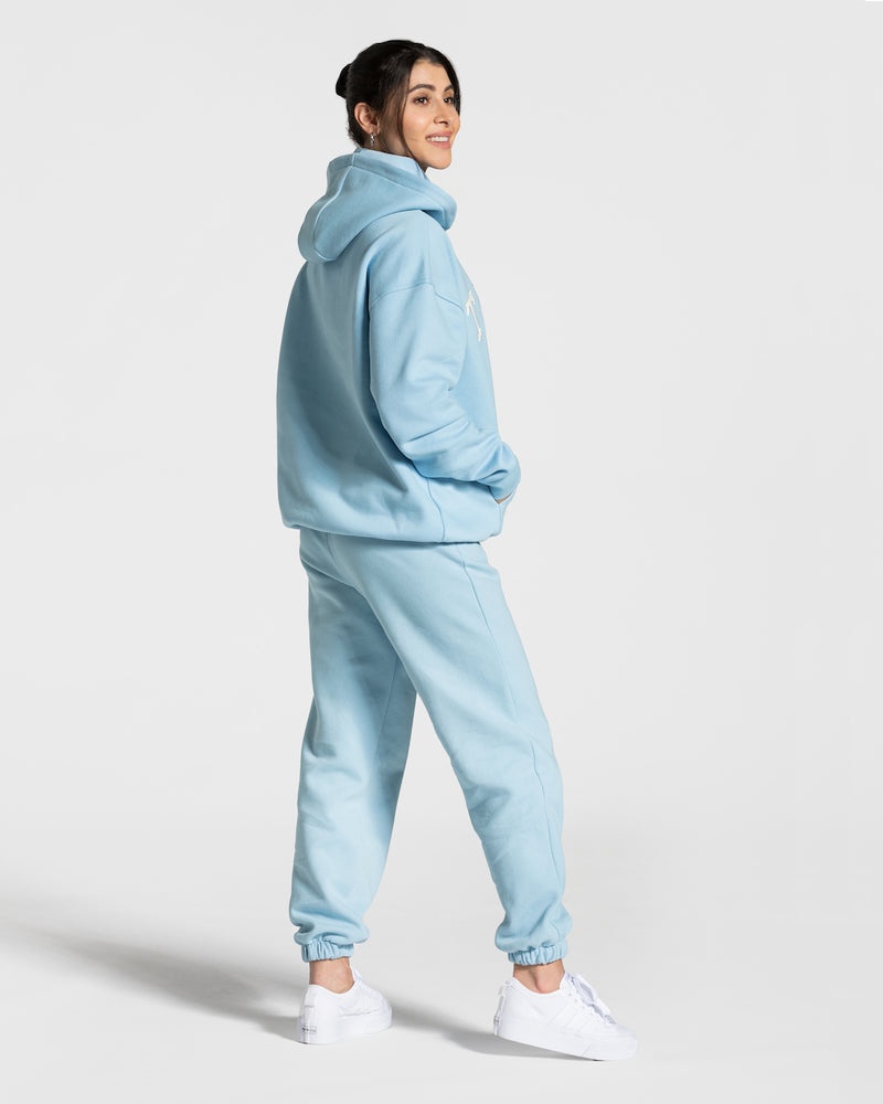 Blue Women Teveo College Oversized Jogger | UPA-6158