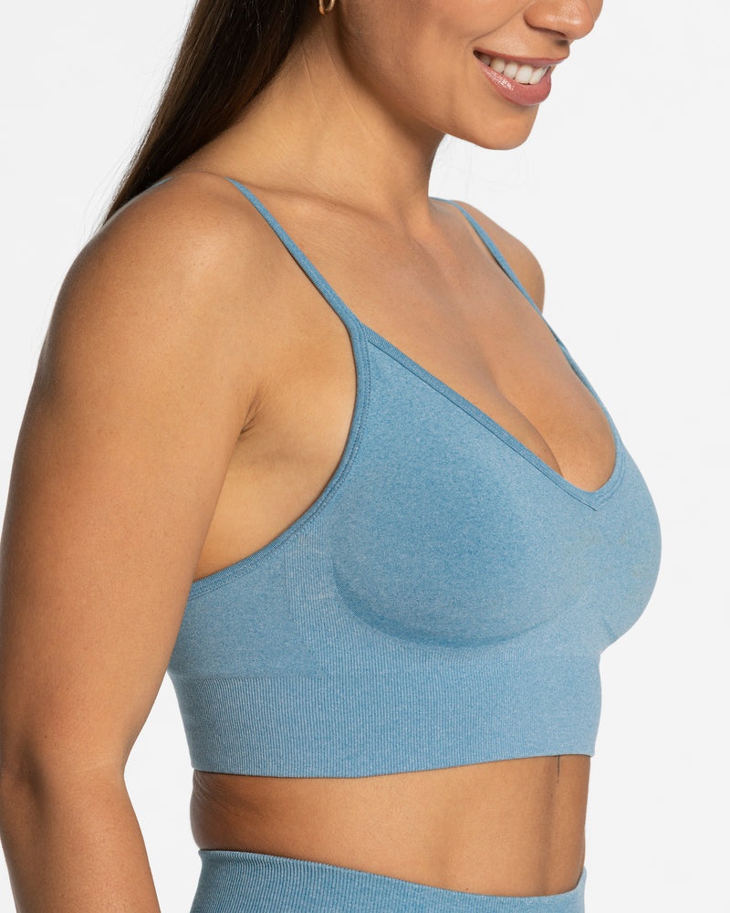 Blue Women Teveo Evolution V2 Sports Bra | ATP-3471