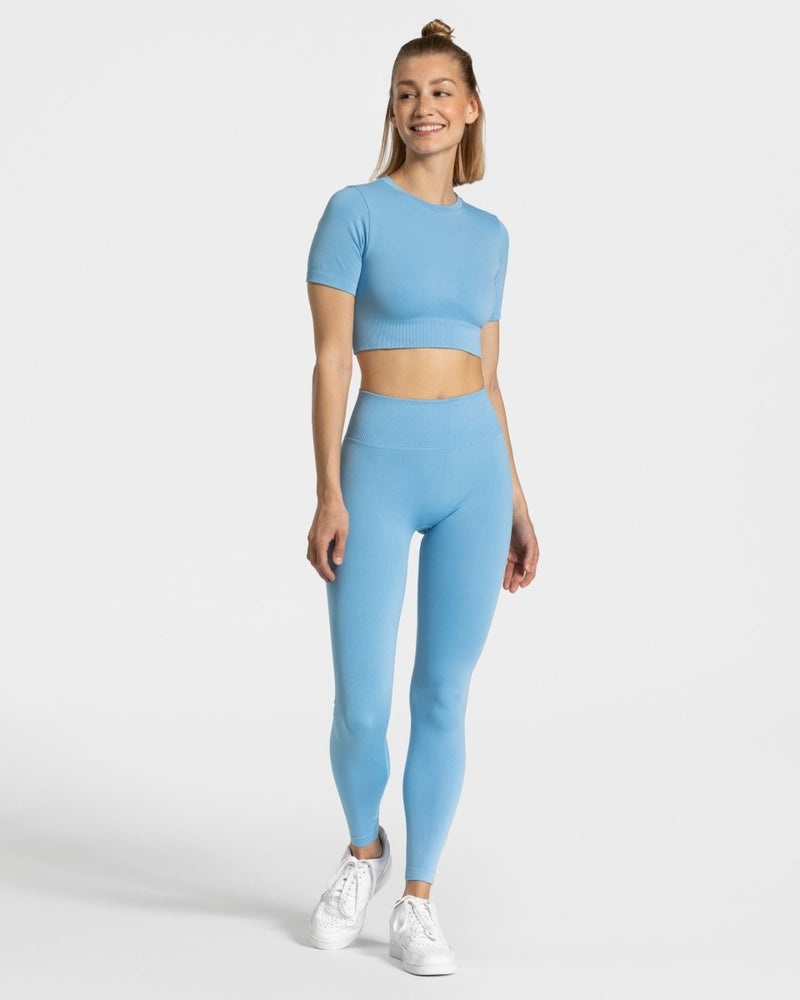 Blue Women Teveo Sensation Crop Tops | FJR-2607