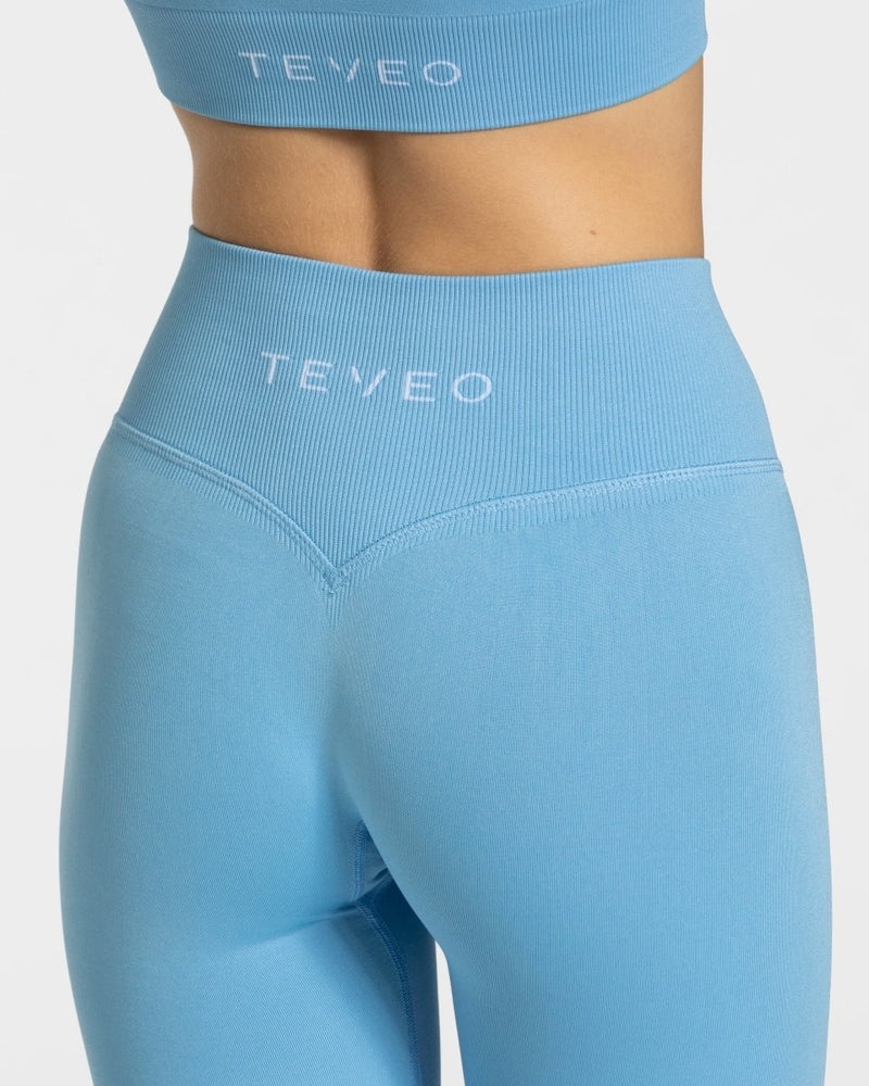 Blue Women Teveo Sensation Leggings | DOY-4166