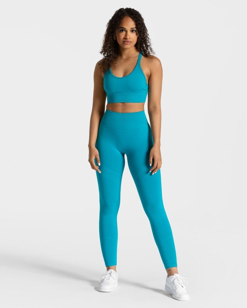 Blue Women Teveo True Leggings | ADL-4019