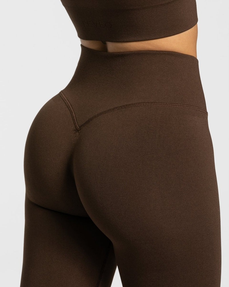 Brown Women Teveo Sassy Slit Leggings | ZWE-9940