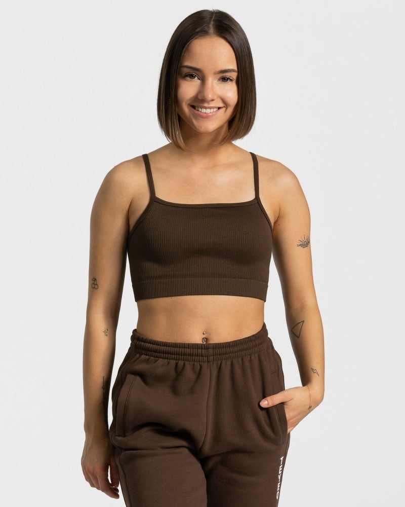 Brown Women Teveo Sassy Tops | AWQ-4645