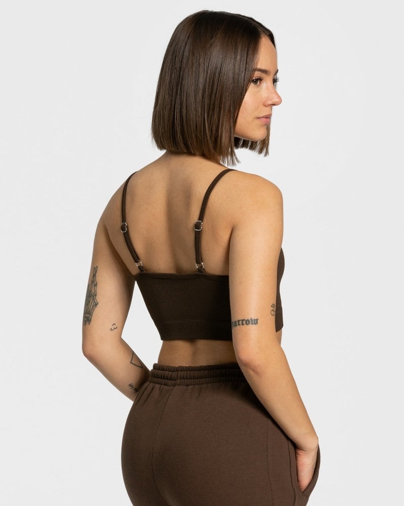 Brown Women Teveo Sassy Tops | AWQ-4645