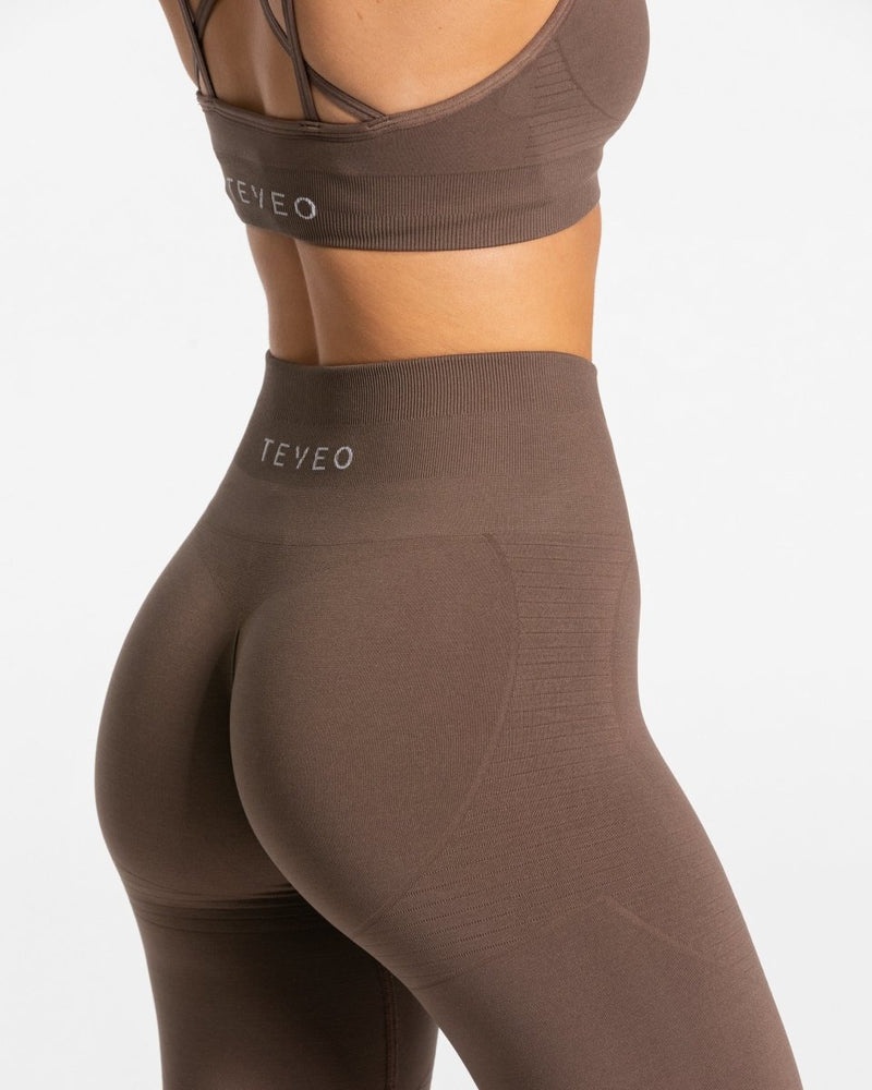 Brown Women Teveo True Leggings | ARK-9119