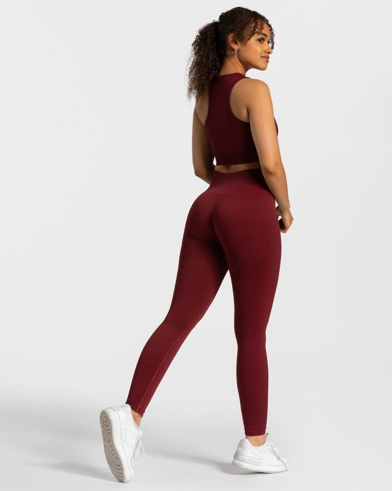 Burgundy Women Teveo Golden Asymmetric Tops | CAV-1554