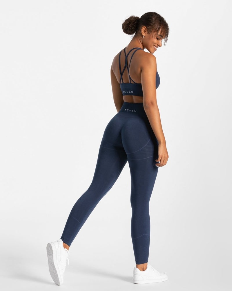 Dark Blue Women Teveo True Leggings | RDM-9860