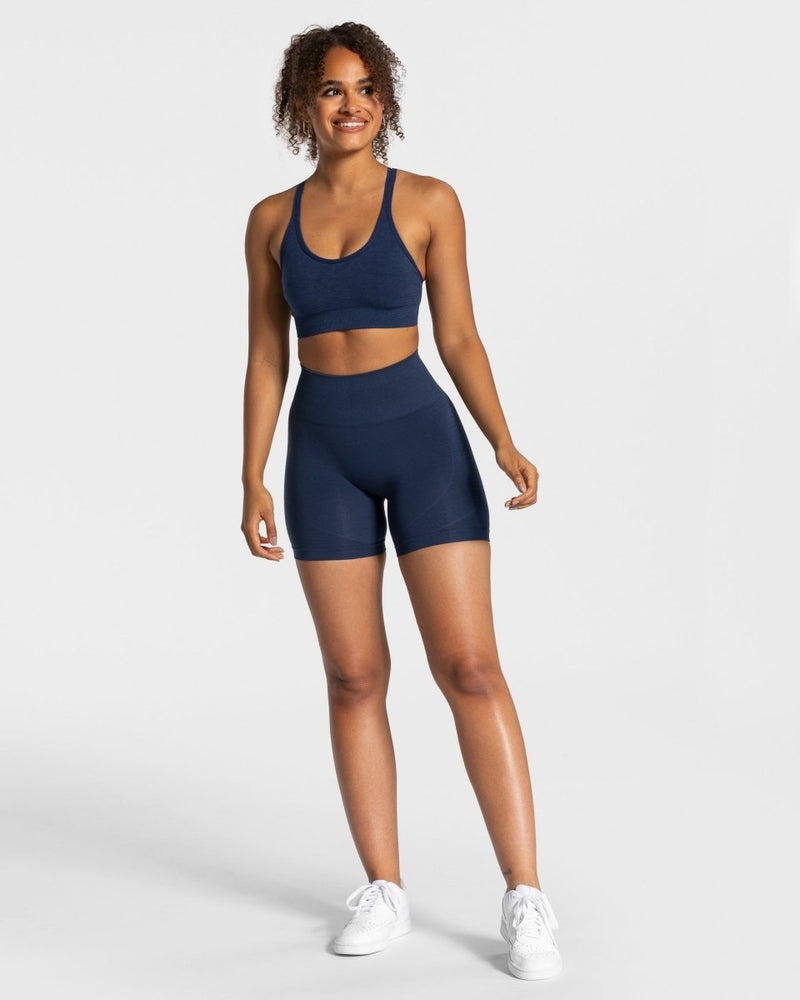 Dark Blue Women Teveo True Shorts | PSN-4571