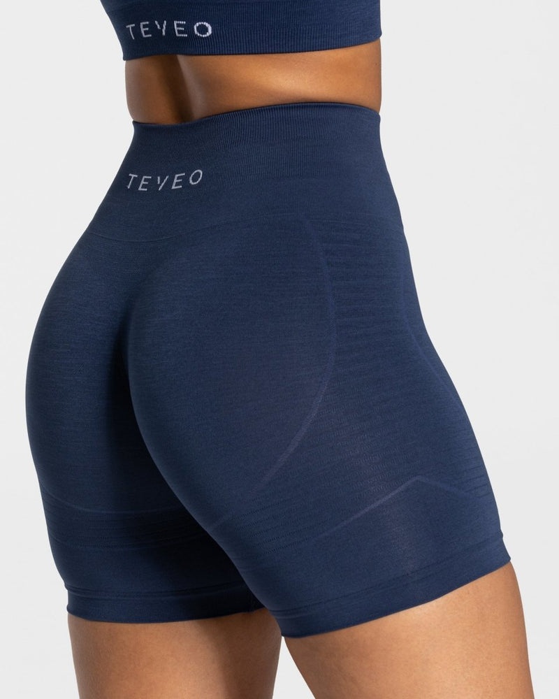 Dark Blue Women Teveo True Shorts | PSN-4571