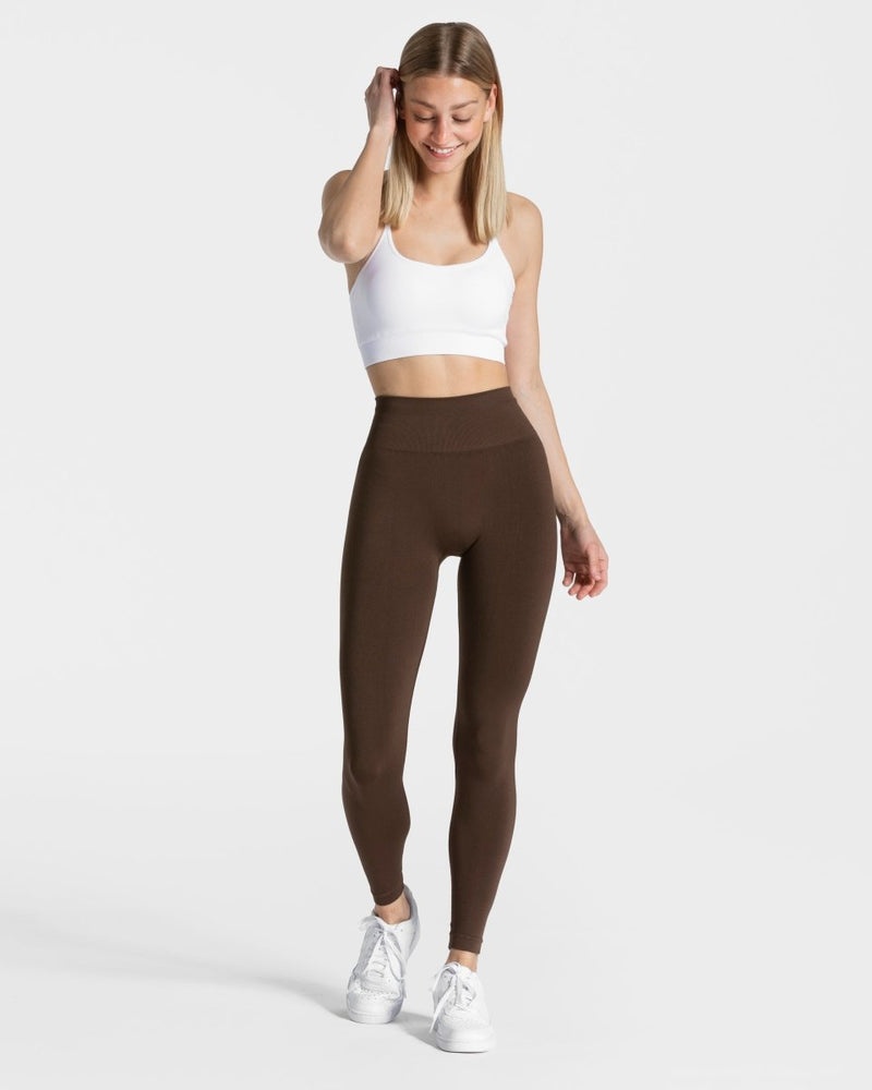 Dark Brown Women Teveo Classy Leggings | MRZ-6305