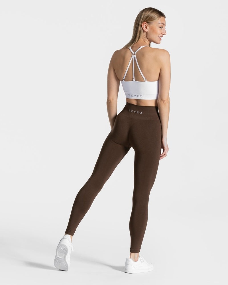 Dark Brown Women Teveo Classy Leggings | MRZ-6305