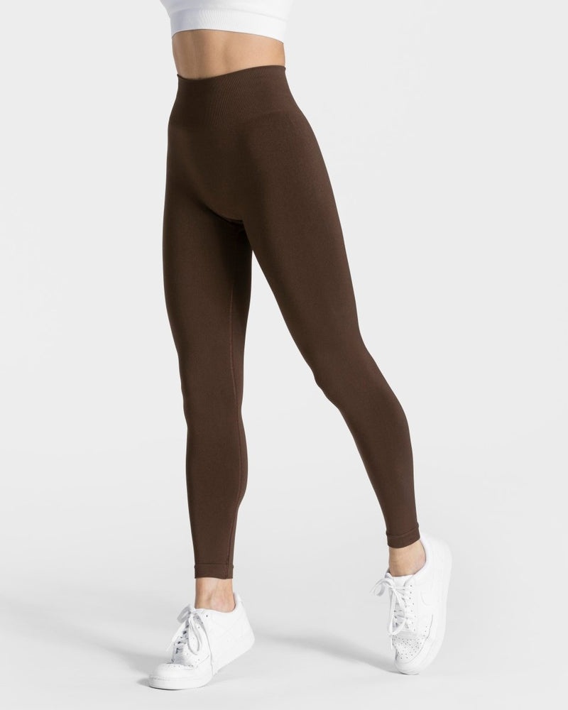 Dark Brown Women Teveo Classy Leggings | MRZ-6305