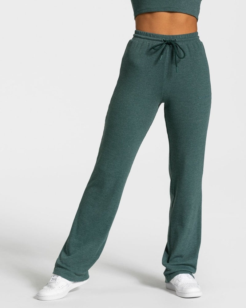 Dark Green Women Teveo Lounge Pants | KEN-8578