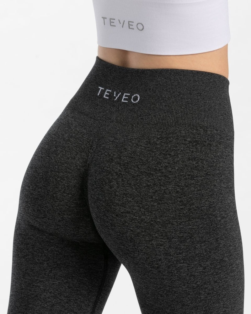 Dark Grey Women Teveo Timeless Scrunch Leggings | GZJ-4657