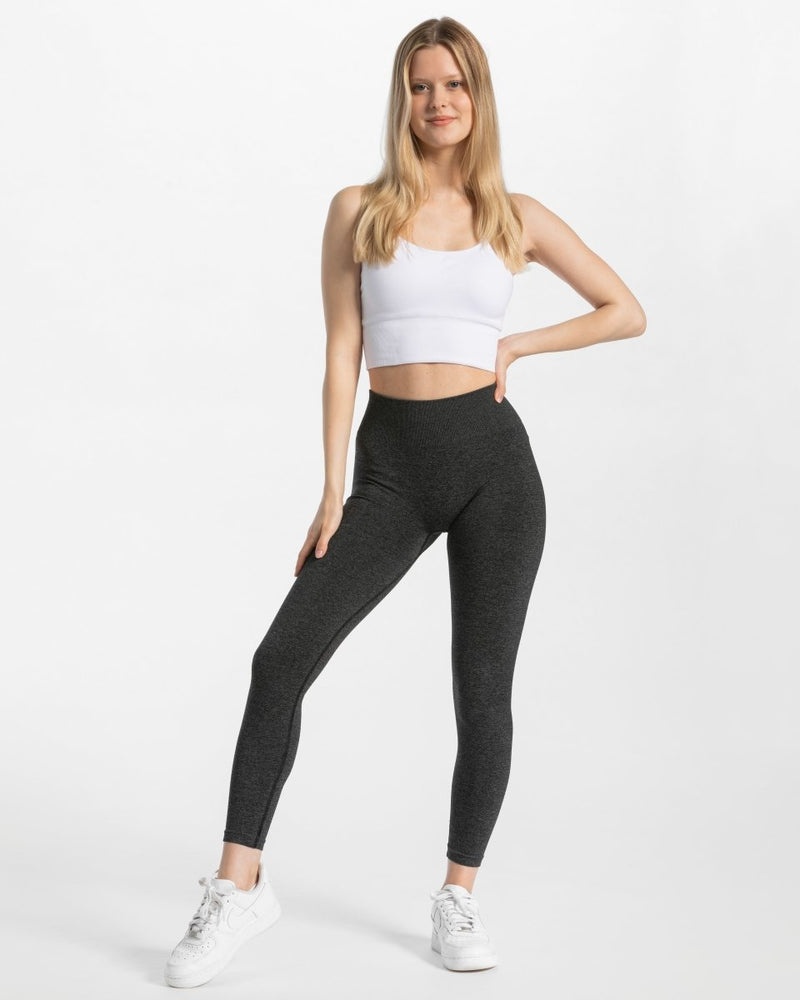 Dark Grey Women Teveo Timeless Scrunch Leggings | GZJ-4657