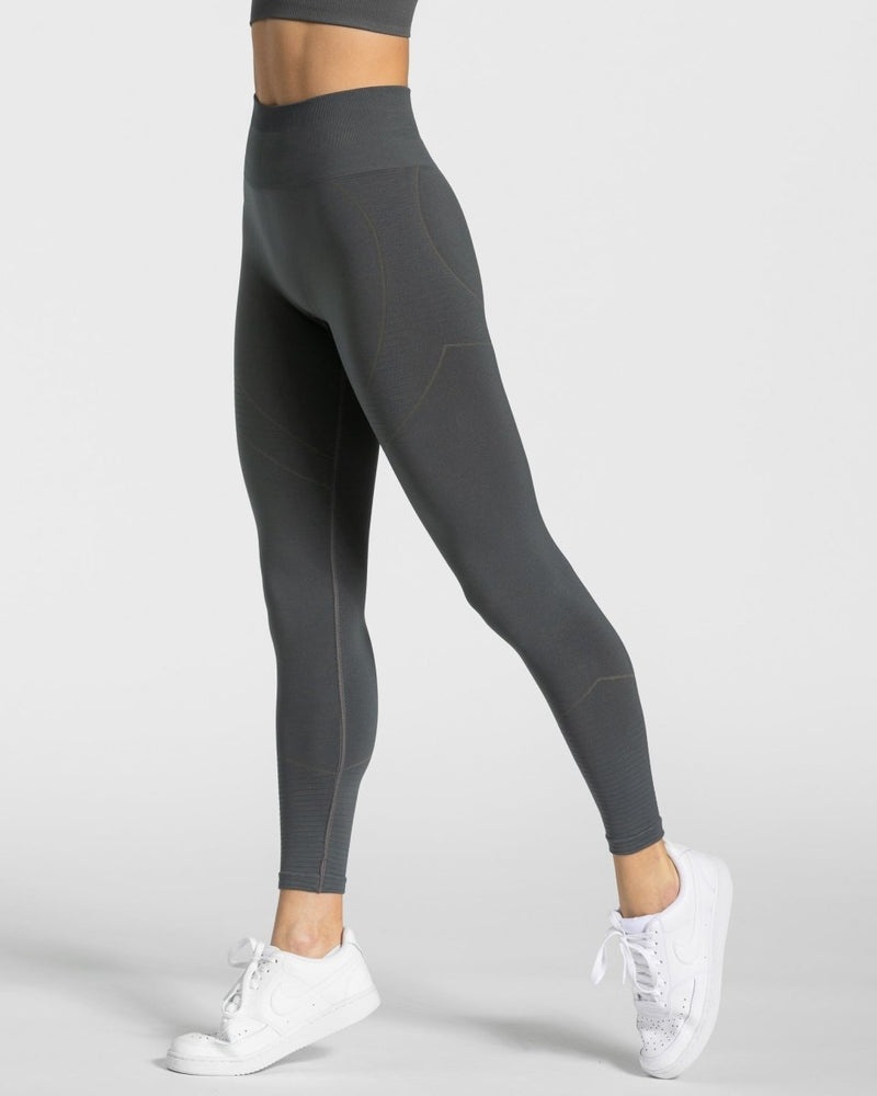 Dark Grey Women Teveo True Leggings | OEM-1517