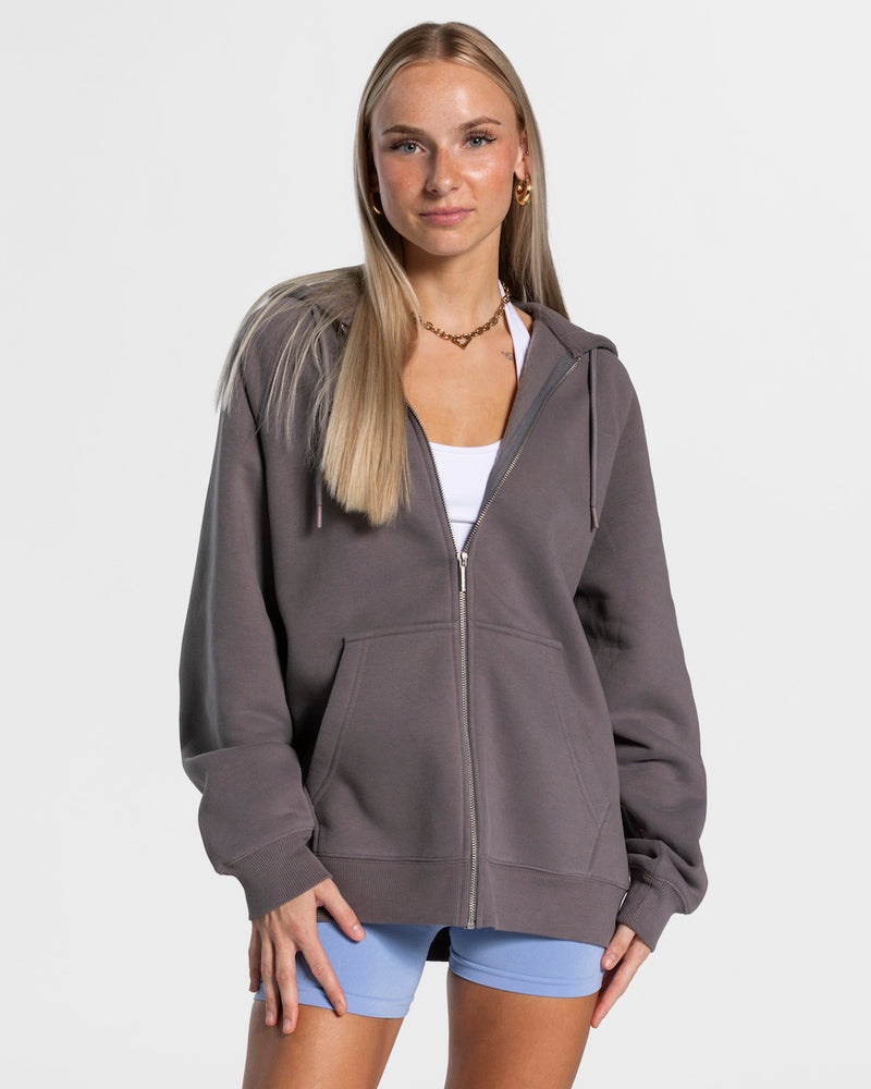 Deep Grey Women Teveo Candy Oversized Jackets | DPD-1221