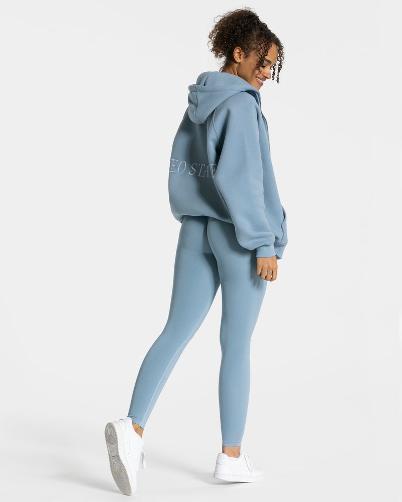 Grey Blue Women Teveo Statement Oversized Jackets | AYO-1922