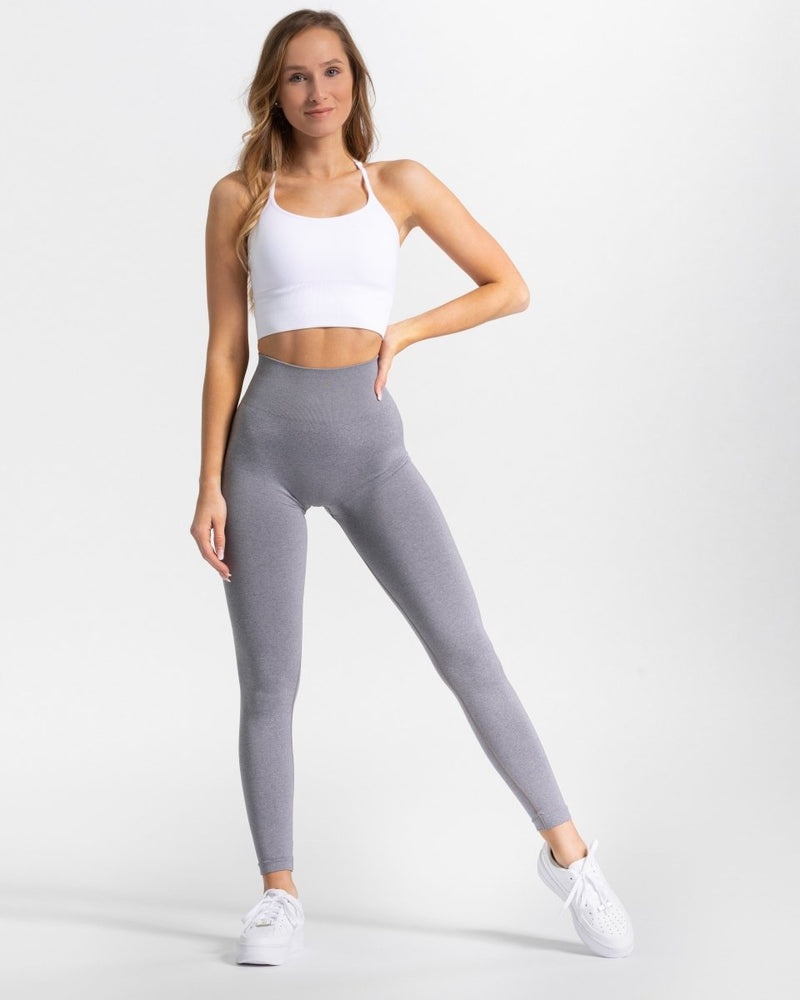 Grey Women Teveo Classy Leggings | ABV-8781