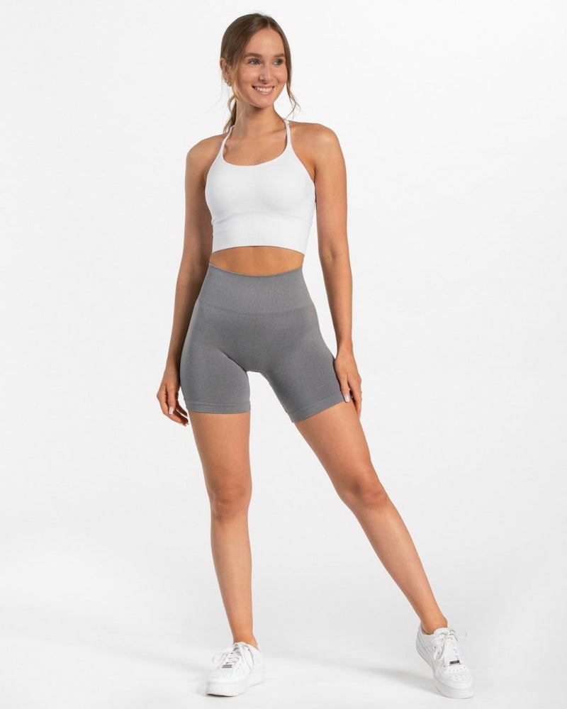 Grey Women Teveo Classy Shorts | OJO-0128