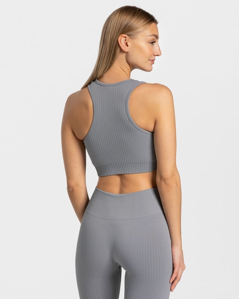 Grey Women Teveo Golden Asymmetric Tops | CKP-5719