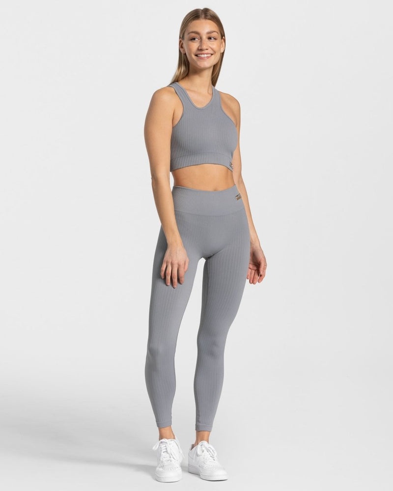 Grey Women Teveo Golden Asymmetric Tops | CKP-5719